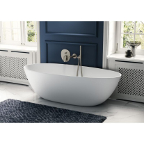 Pară de duș Villeroy&Boch, Verve, tip baton, 1 jet, brushed nickel